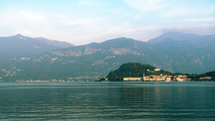 The view of Bellagio in Lake Como