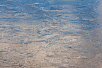 Frozen lake icy surface with reflections