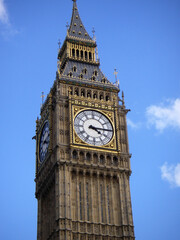 Fototapeta na wymiar London, clock, big Ben, England