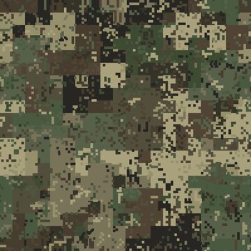 Texture military camouflage seamless pattern. Abstract army vector illustration