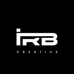 IRB Letter Initial Logo Design Template Vector Illustration