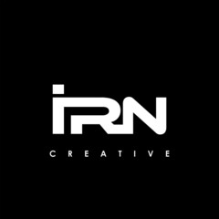 IRN Letter Initial Logo Design Template Vector Illustration