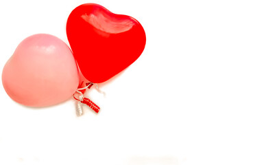 red heart shaped balloon