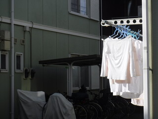 洗濯物干し　～ Laundry drying