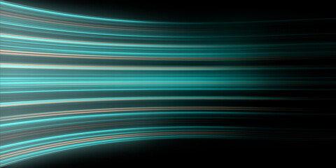 Colorful circular light cyan and strong red  geometric speed line abstract for technology background