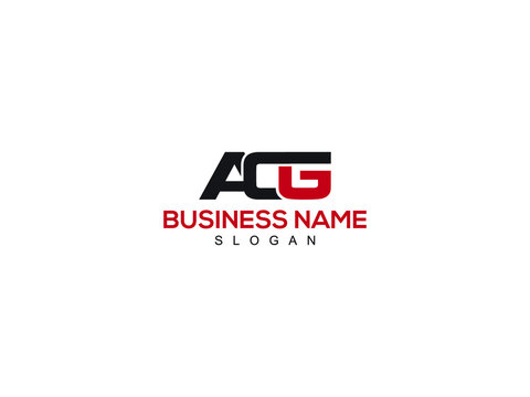 ACG company linked letter logo, acg logo letter vector