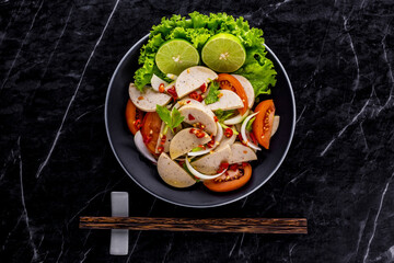 Spicy Vietnamese Sausage Salad