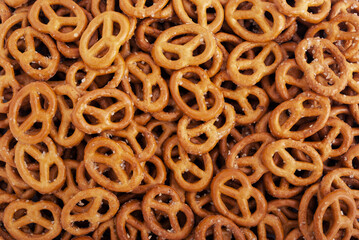 background of salted crackers. salty cookies
