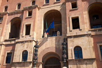 Taranto, Italy - September 06, 2020 : View of Palazzo del Governo