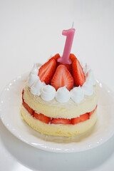 一歳の誕生日ケーキ