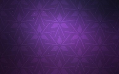 Dark Purple vector background with polygonal style. Decorative design in abstract style with triangles. Pattern for websites.