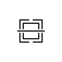 Scanner icon. E-commerce theme icon design. outline style icon. Vector