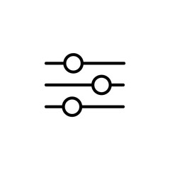 Filter icon. E-commerce theme icon design. outline style icon. Vector