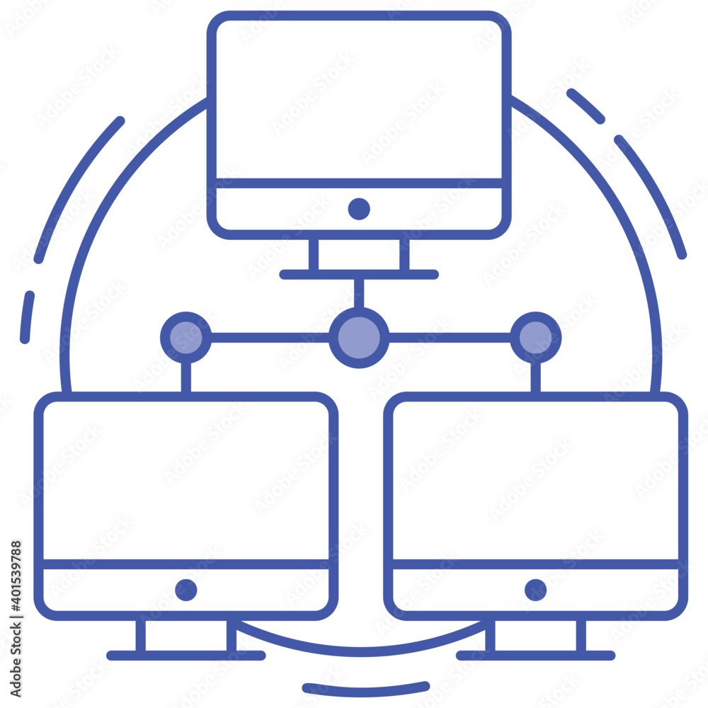 Sticker Lan Network 