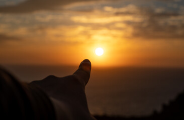 Beautiful New Year's Sky Sunrise Scenic Area