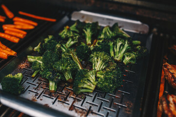 Grilled broccoli
