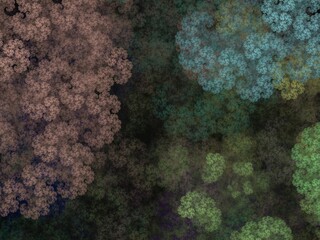 Imaginatory fractal background Image