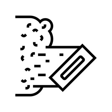 liquid wallpaper line icon vector. liquid wallpaper sign. isolated contour symbol black illustration