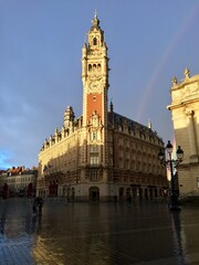 Chambre de commerce de Lille - obrazy, fototapety, plakaty