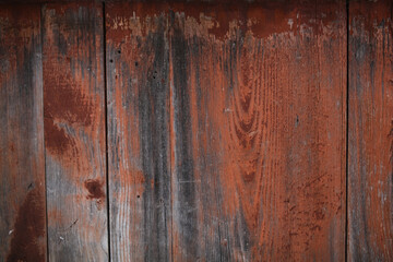 wooden old wall of planks