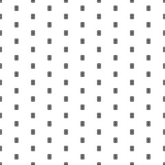 Fototapeta na wymiar Square seamless background pattern from black office building symbols. The pattern is evenly filled. Vector illustration on white background