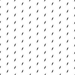 Square seamless background pattern from black wristwatch symbols. The pattern is evenly filled. Vector illustration on white background