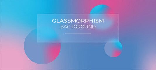 Glassmorphism. Abstract background.	