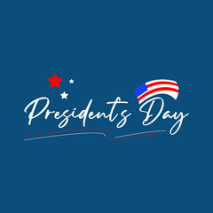 Happy President's Day Background Illustration Vector