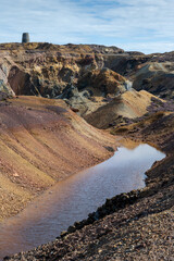 Parys Mountain Mine in Anglesey portait 3687