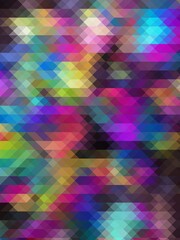 Abstract Colorful background retro type with triangles