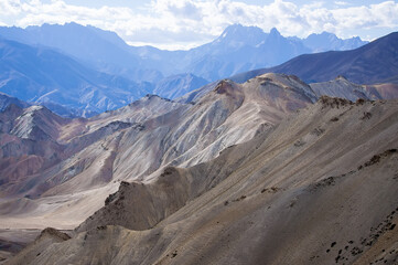 Fototapeta na wymiar Zanskar Valley, Mountains, Little Tibet, Tibetan villages, Ladakh, India