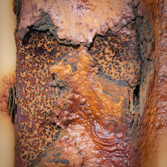 Rust patterns suggesting a face 7769