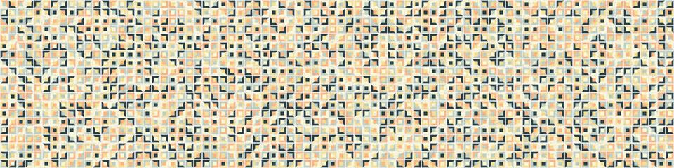 Abstract Geometric Pattern generative computational art illustration