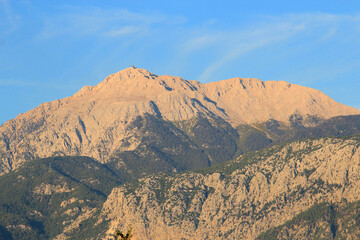 view of Tahtali mountain