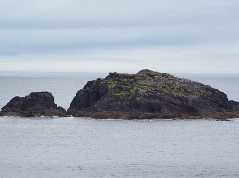  isla de la Marola, en la costa de Dexo, la Coru&ntilde;a, Espa&ntilde;a, Europa