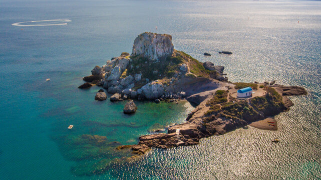Griechenland Insel Kos Kapelle bei Saint Agios Stefanos Kefalos
