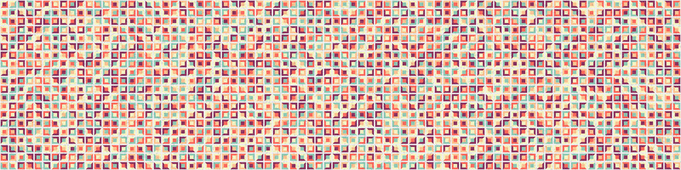 Abstract Geometric Pattern generative computational art illustration