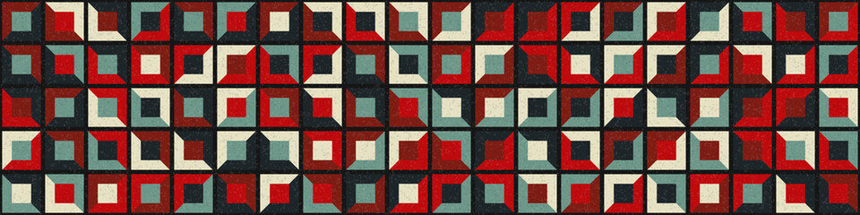 Abstract Geometric Pattern generative computational art illustration