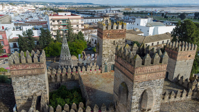 Preciosa foto sacada de un castillo mediaval.