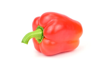 Sweet pepper fruit isolated on a white background
