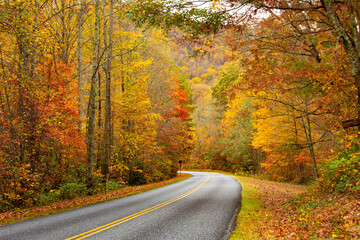 Fall On The Blue Ridge Parkway North Carolina