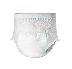 adult diaper, isolated on white background
