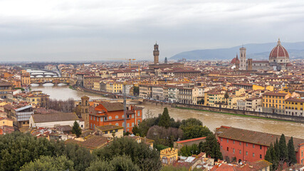 Cityscape Florence Italy