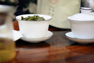 Chinese tea ceremony without national costumes