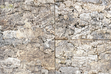 Rough wood wall panel. Background and texture untreated wood.