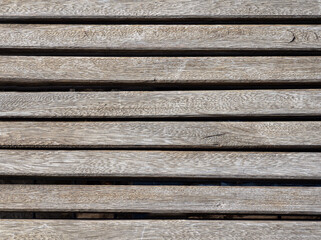 Wood mesh on a bench