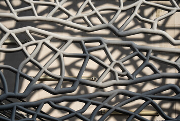 Abstract texture, thick abstract wire frame mesh