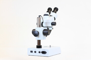 SZM45 series 
trinocular stereo zoom microscope on white background