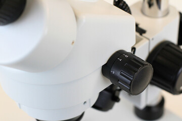 SZM45 series 
trinocular stereo zoom microscope on white background