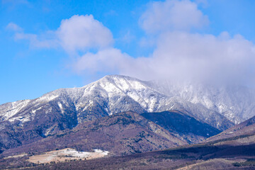 【冬山】冠雪の八ヶ岳 